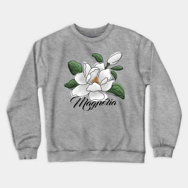 Magnolia Crewneck Sweatshirt by Slightly Unhinged